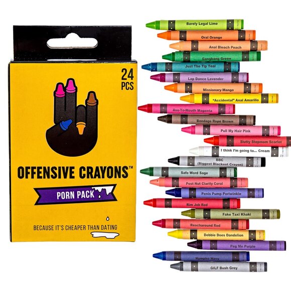 Sexy Color Named Crayons For Couples Gag Gift Fun Gifts Humor Funny Gifts Idea - Picture 1 of 5